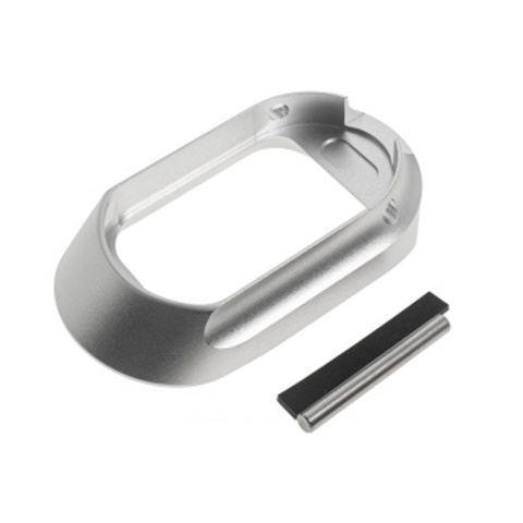 CowCow Aluminum High Heel Magwell for Tokyo Marui Hi-Capa GBB Pistols (Color: Silver)