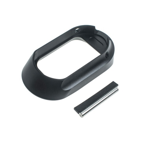 CowCow Aluminum High Heel Magwell for Tokyo Marui Hi-Capa GBB Pistols (Color: Black)