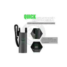 Cytac Gen 4 Hard Shell Adjustable Holster for Glock 17 Series Pistols (Color: Black)