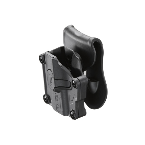 Cytac Left Handed Mega-Fit Hard Shell Holster for Compact Holster (Color: Black)