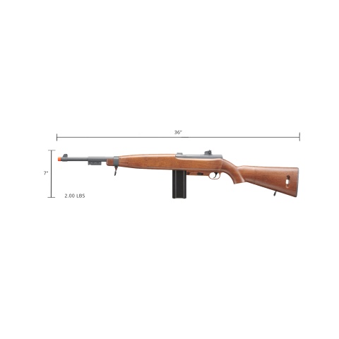 WellFire D69 WWII M1 Carbine LPEG AEG Plastic Gearbox Airsoft Rifle