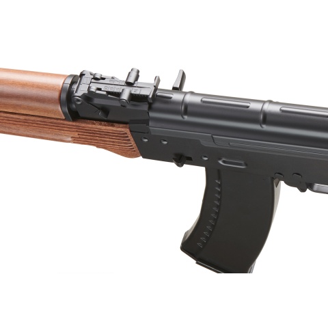 Wellfire Airsoft D74 Plastic AK-74 AEG - BLACK & WOOD