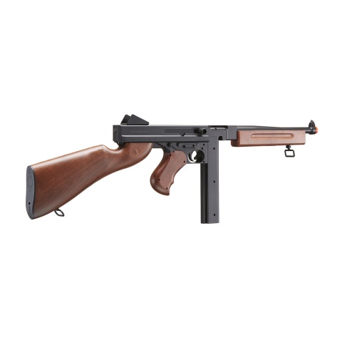 WellFire D98 M1A1 WWII Airsoft SMG AEG (Color: Faux Wood)