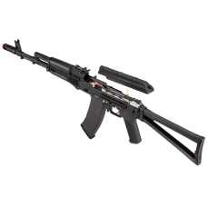Double Bell Metal Body AKS-74N Airsoft AEG Rifle w/ Folding Stock (Color: Black)