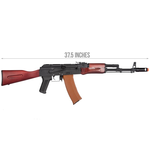 Double Bell AK74N AEG Airsoft Rifle - BLACK / WOOD