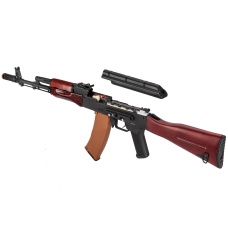 Double Bell AK74N AEG Airsoft Rifle - BLACK / WOOD