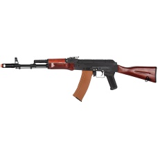 Double Bell AK74N AEG Airsoft Rifle - BLACK / WOOD