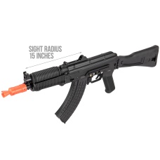 Double Bell AK Krinkov Short Barrel Airsoft AEG Rifle - BLACK - (GUN ONLY)