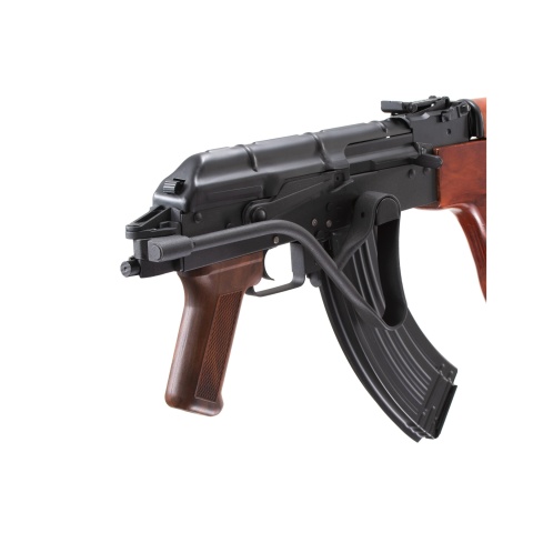 Double Bell AK74 Full Metal Airsoft Rifle w/ Wood Furniture (Color: Black)