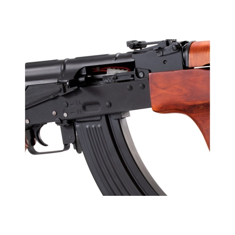 Double Bell AK74 Full Metal Airsoft Rifle w/ Wood Furniture (Color: Black)
