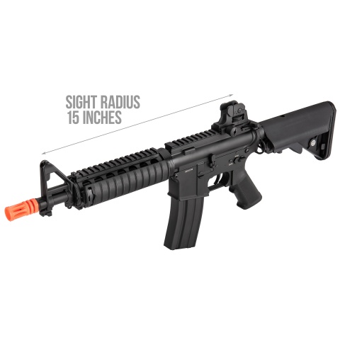 Double Bell M4 CQB RIS AEG Full Metal Airsoft Rifle (BLACK)