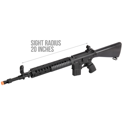 Double Bell MK12 SPR AEG Airsoft Rifle - BLACK