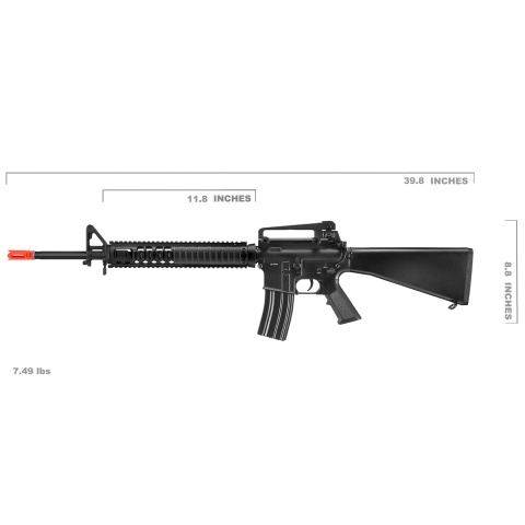 Double Bell M16A1 AEG Rifle (Black)