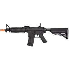 Double Bell M4-CQB RIS AEG Full Metal Airsoft Rifle w/ Riser Mount - BLACK