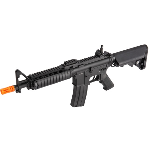 Double Bell M4-CQB RIS AEG Full Metal Airsoft Rifle w/ Riser Mount - BLACK
