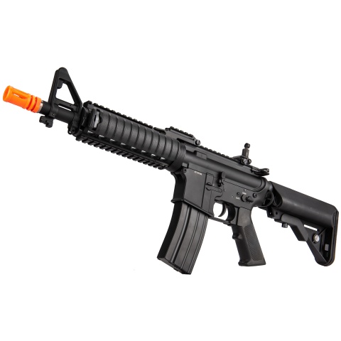 Double Bell M4-CQB RIS AEG Full Metal Airsoft Rifle w/ Riser Mount - BLACK