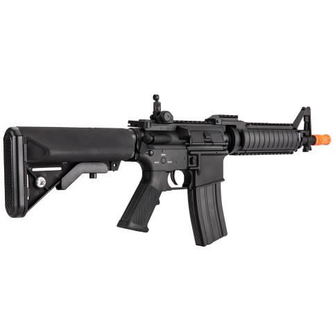Double Bell M4-CQB RIS AEG Full Metal Airsoft Rifle w/ Riser Mount - BLACK