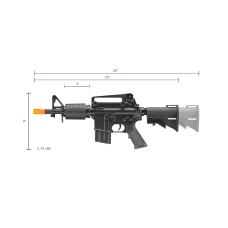 Double Bell N23 PDW M4 Airsoft AEG Rifle (Color: Black)