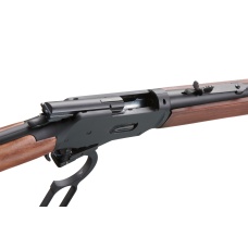 Double Bell M1894 CO2 Powered Lever Action Airsoft Rifle (Color: Black / Wood)