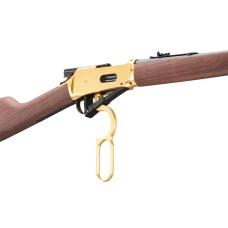 Double Bell M1894 CO2 Powered Lever Action Airsoft Rifle (Color: Gold / Imitation Wood)
