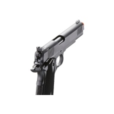 Double Bell Co2 M1911 Blowback Airsoft Pistol w/ Silver Accents (Color: Black)