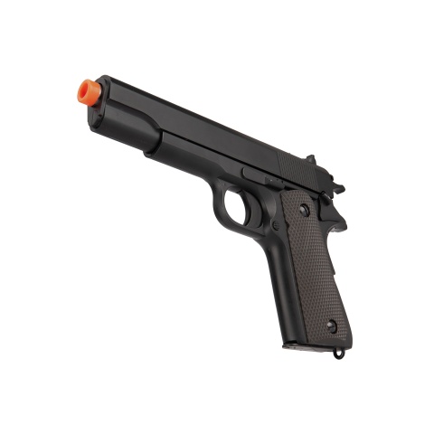 Double Bell M1911 WWII Airsoft Spring Pistol [Metal Body] - BLACK