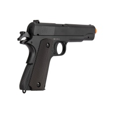 Double Bell M1911 WWII Airsoft Spring Pistol [Metal Body] - BLACK