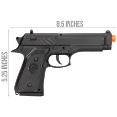 Double Bell M9 Airsoft Spring Pistol [Metal Body] - BLACK