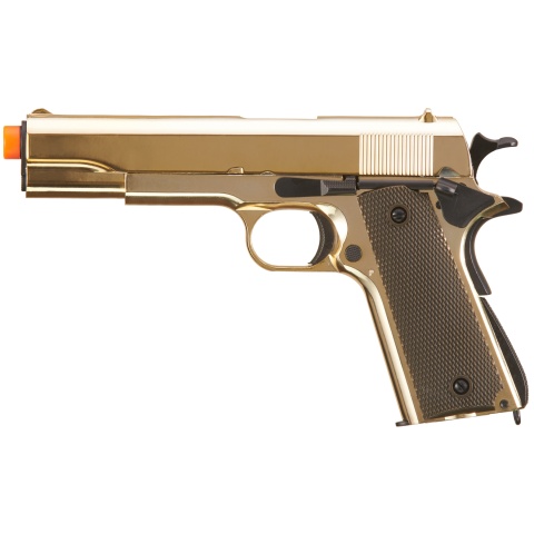 Double Bell Green Gas M1911 GBB Airsoft Pistol Type 1 (Low Velocity) - Gold