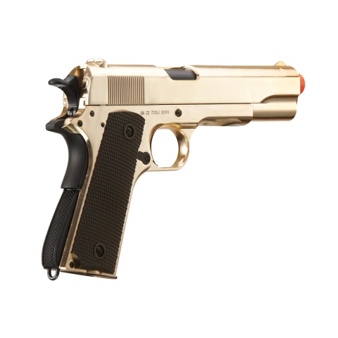 Double Bell Green Gas M1911 GBB Airsoft Pistol Type 1 (Low Velocity) - Gold
