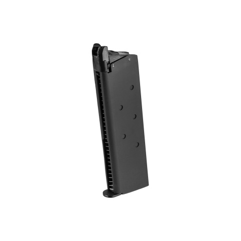 Double Bell 24 Round Single Stack Green Gas Magazine for MEU/M1911 Airsoft Pistols (Color: Black)