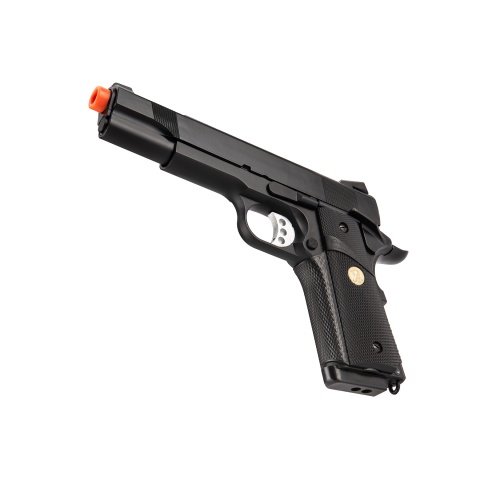 Double Bell M1911 Gas Blowback MEU Airsoft Pistol [Polymer] - BLACK