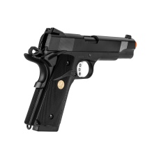 Double Bell M1911 Gas Blowback MEU Airsoft Pistol [Polymer] - BLACK