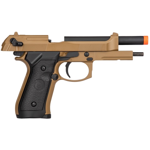 Double Bell M92 Gas Blowback Airsoft Pistol - TAN