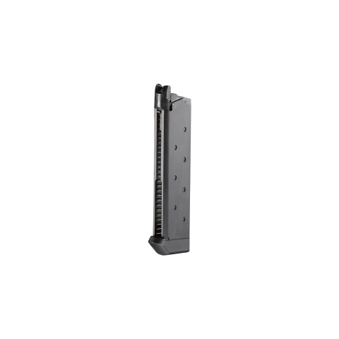 Double Bell M1911 Green Gas Blowback Airsoft Pistol w/ Silver Slide (Color: Black)