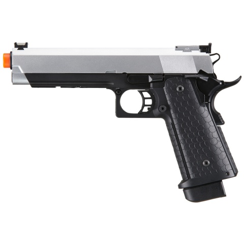 Double Bell Green Gas Hi-Capa 5.1 Gas Blowback Airsoft Pistol w/ Silver Slide