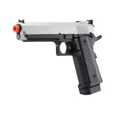 Double Bell Green Gas Hi-Capa 5.1 Gas Blowback Airsoft Pistol w/ Silver Slide