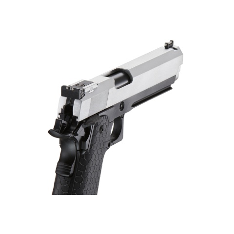 Double Bell Green Gas Hi-Capa 5.1 Gas Blowback Airsoft Pistol w/ Silver Slide