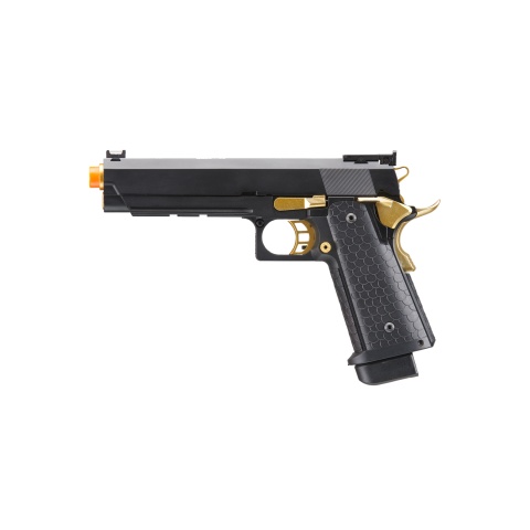 Double Bell Green Gas Hi-Capa 5.1 Gas Blowback Airsoft Pistol w/ Gold Hammer