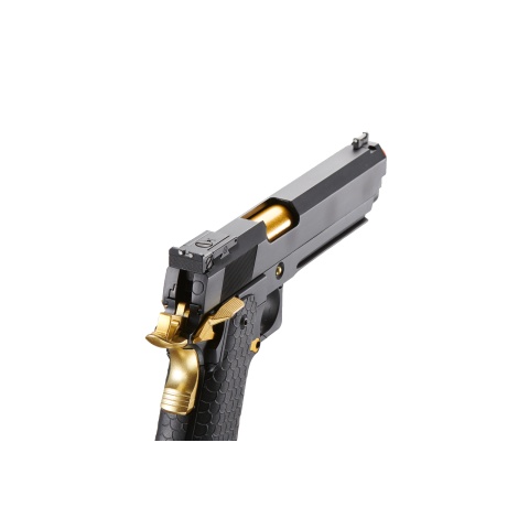 Double Bell Green Gas Hi-Capa 5.1 Gas Blowback Airsoft Pistol w/ Gold Hammer