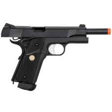 Double Bell M1911 CO2 Blowback MEU Airsoft Pistol [Polymer] - BLACK