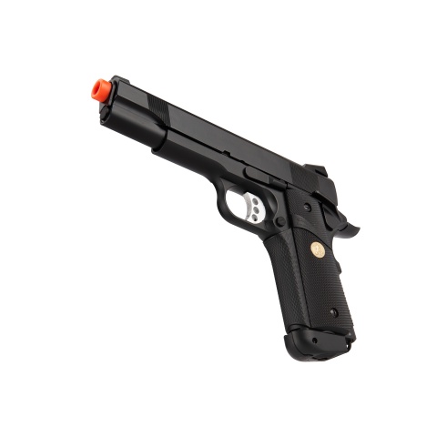 Double Bell M1911 CO2 Blowback MEU Airsoft Pistol [Polymer] - BLACK