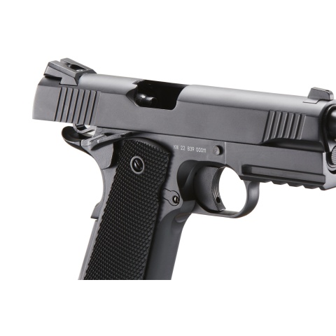 Double Bell Co2 Powered 1911 Blowback Airsoft Pistol (Color: Black)