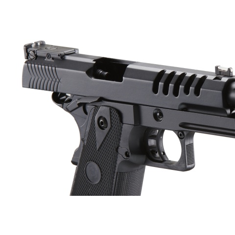 Double Bell Co2 Powered Hi-Capa 5.1 Blowback Airsoft Pistol (Color: Black)