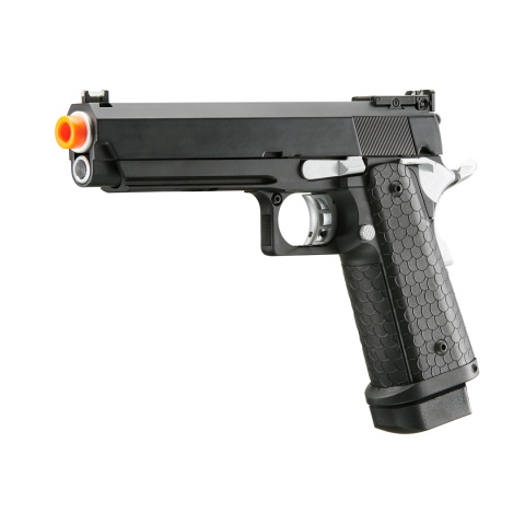 Double Bell Co2 Hi-Capa 5.1 Blowback Airsoft Pistol with Silver Hammer