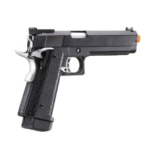 Double Bell Co2 Hi-Capa 5.1 Blowback Airsoft Pistol with Silver Hammer
