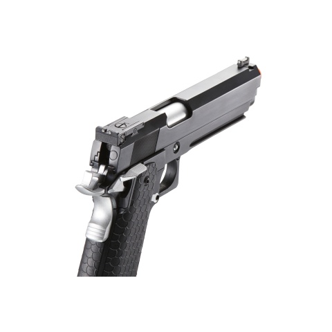 Double Bell Co2 Hi-Capa 5.1 Blowback Airsoft Pistol with Silver Hammer