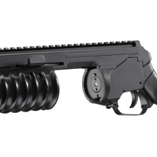 Double Bell Long Type Grenade Launcher w/ 40mm Grande (Color: Black)