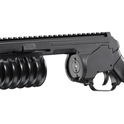 Double Bell Long Type Grenade Launcher w/ 40mm Grande (Color: Black)