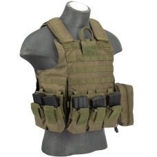 AMA Rapid Response Maritime MOLLE Tactical Vest [1000D] - OD GREEN